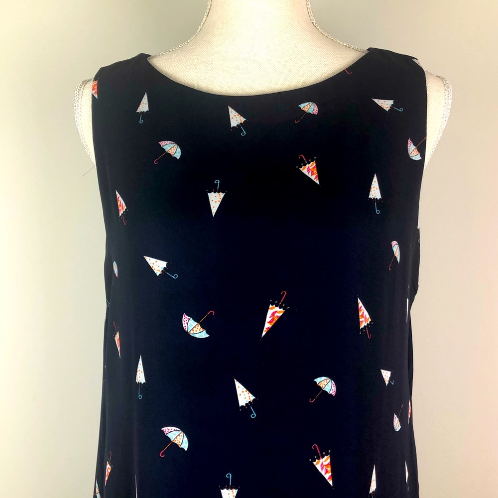 Love Kuza Navy Umbrella Shift Dress. - Picture 6 of 12